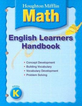 Paperback HM Math: English Learners Handbook, Grade K Book