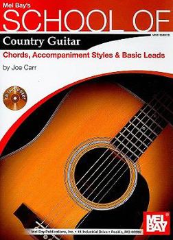 Paperback School of Country Guitar: Chords, Accompaniment Styles & Basic Leads [With CD (Audio)] Book