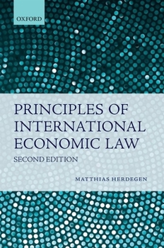 Paperback Principles of International Economic Law Book