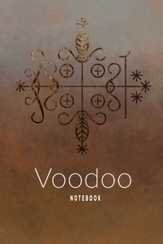 Voodoo Notebook: Papa Legba Veve Blank Ruled Journal