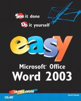 Paperback Easy Microsoft Office Word 2003 Book