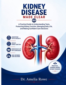 Paperback Kidney Disease Made Clear: A Practical Guide to Understanding Tests, Protecting Kidney Function, Managing Daily Life, and Making Confident Care Decisi Book
