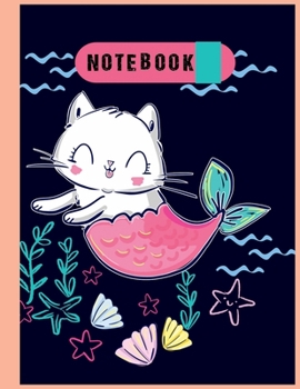 Cute Funny Cat Unicorn Notebook: 110 Pages 8.5x11 Notebook for Cat lovers, Ruled, Funny Journal For Men, Women, Teens, Kids, Daily Planner, Diary.: Cute Cat Unicorn Notebook