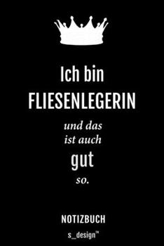 Paperback Notizbuch f?r Fliesenleger / Fliesenlegerin: Originelle Geschenk-Idee [120 Seiten kariertes blanko Papier] [German] Book