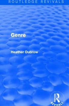 Hardcover Genre (Routledge Revivals) Book