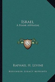 Paperback Israel: A Frank Appraisal Book