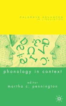 Hardcover Phonology in Context Book