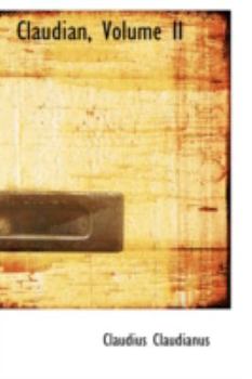 Paperback Claudian, Volume II Book