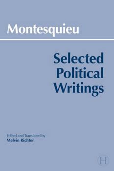 Paperback Montesquieu: Selected Political Writings Book