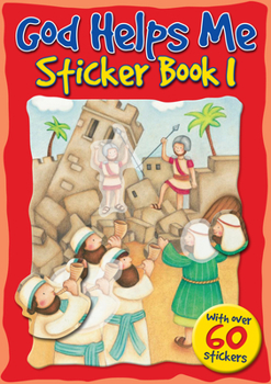 Paperback God Helps Me Sticker Book 1 Book