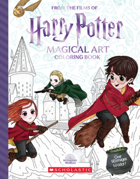 Paperback Magical Art Coloring Book (Harry Potter) Book
