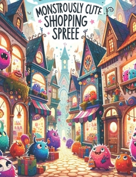 Paperback Coloring Book - Monstrously Cute Shopping Spree Book