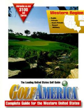 Paperback Golf America: Western Region Book