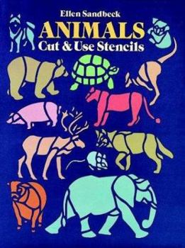 Paperback Animals Cut & Use Stencils Book