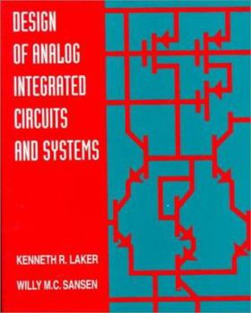 Hardcover Design of Analog Integrated Circuits and Systems Book