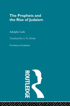 Paperback The Prophets and the Rise of Judaism Book