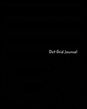 Paperback Dot Grid Journal: Black Dot Grid Journal Book