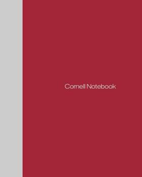 Paperback Cornell Notebook: 200 pages, 8 X 10, Alabama Colors Book