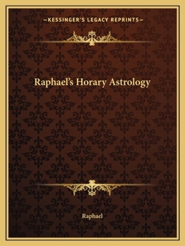 Paperback Raphael's Horary Astrology Book