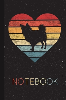 Notebook: Chi-chi Lover Gifts Present for Chihuahua Pet Owner Silhouette Blank Lined Notebook for Dog Mom Dad Cool Gift Idea for Men Women Kids Journal Thanksgiving Birthday Party Journal for Her Him