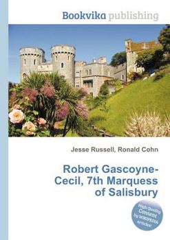 Paperback Robert Gascoyne-Cecil, 7th Marquess of Salisbury Book