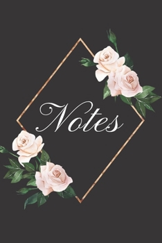 Paperback Floral Notes Journal: Lined 6x9 inch Soft Cover Notebook Book