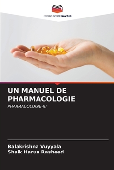 Paperback Un Manuel de Pharmacologie [French] Book