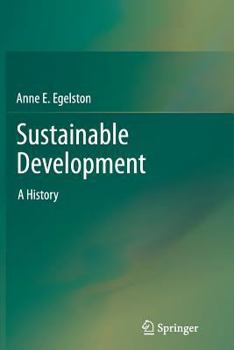 Paperback Sustainable Development: A History Book