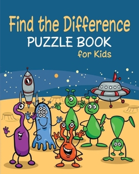 Paperback Find the Difference Puzzle Book for Kids: Spot the Differences Between Two Pictures Book