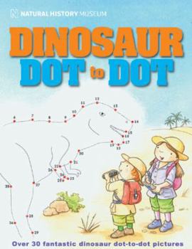Paperback Natural History Museum Dinosaur Dot-to-Dot Book