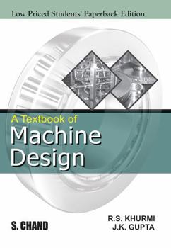 Paperback A Textbook of Machine Design Book