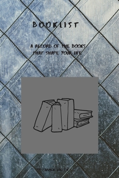Paperback Booklist: A record of the books that shape your life. Book