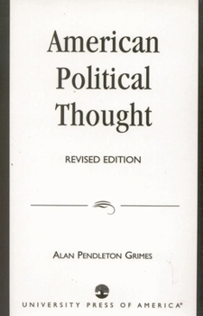 Paperback American Political Thought Book