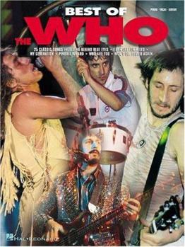 Paperback Best of The Who: Piano/Vocal/Guitar Piano, Vocal and Guitar Chords Book