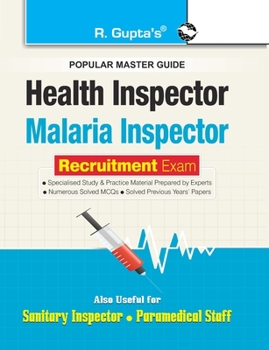 Paperback Health and Malaria Inspector Recruitment Exam Guide: also for Sanitary Inspector & Paramedical Staff Book