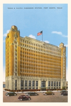 Paperback Vintage Journal Passenger Station, Fort Worth, Texas Book