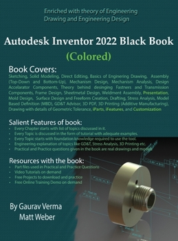 Hardcover Autodesk Inventor 2022 Black Book (Colored) Book