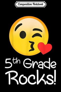 Paperback Composition Notebook: 5th Grade Rocks Emoji Funny fifth Graders Teachers Journal/Notebook Blank Lined Ruled 6x9 100 Pages Book