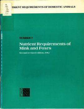 Paperback Nutrient Requirements of Mink and Foxes Book