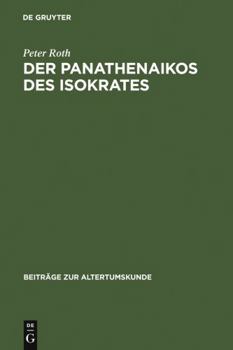 Hardcover Der Panathenaikos des Isokrates [German] Book