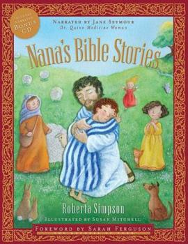 Hardcover Nana's Bible Stories [With CD] Book