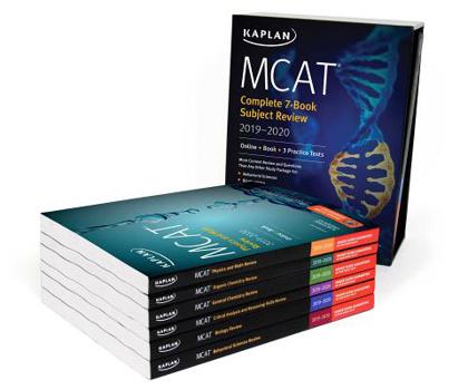 Paperback MCAT Complete 7-Book Subject Review 2019-2020: Online + Book + 3 Practice Tests Book