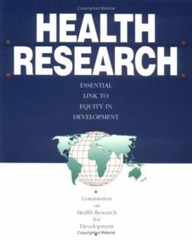 Paperback Health Research: Essential Link to Equity in Development Book