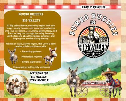 Paperback Burro Buddies in Big Valley (Big Valley Early Reader Series) Book