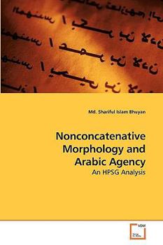 Paperback Nonconcatenative Morphology and Arabic Agency Book