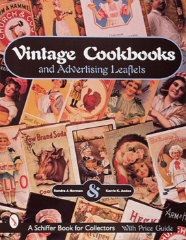 Paperback Vintage Cookbooks and Advertising Leaflets Book
