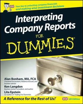 Paperback Interpreting Company Reports for Dummies Book