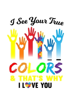 Notebook: Autism Asperger Day Color Therapy Gift 120 Pages, 6X9 Inches, Graph Paper