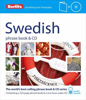 Paperback Berlitz Swedish Phrase Book & CD Book