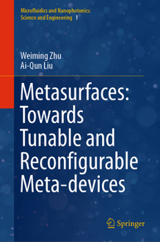 Hardcover Metasurfaces: Towards Tunable and Reconfigurable Meta-Devices Book
